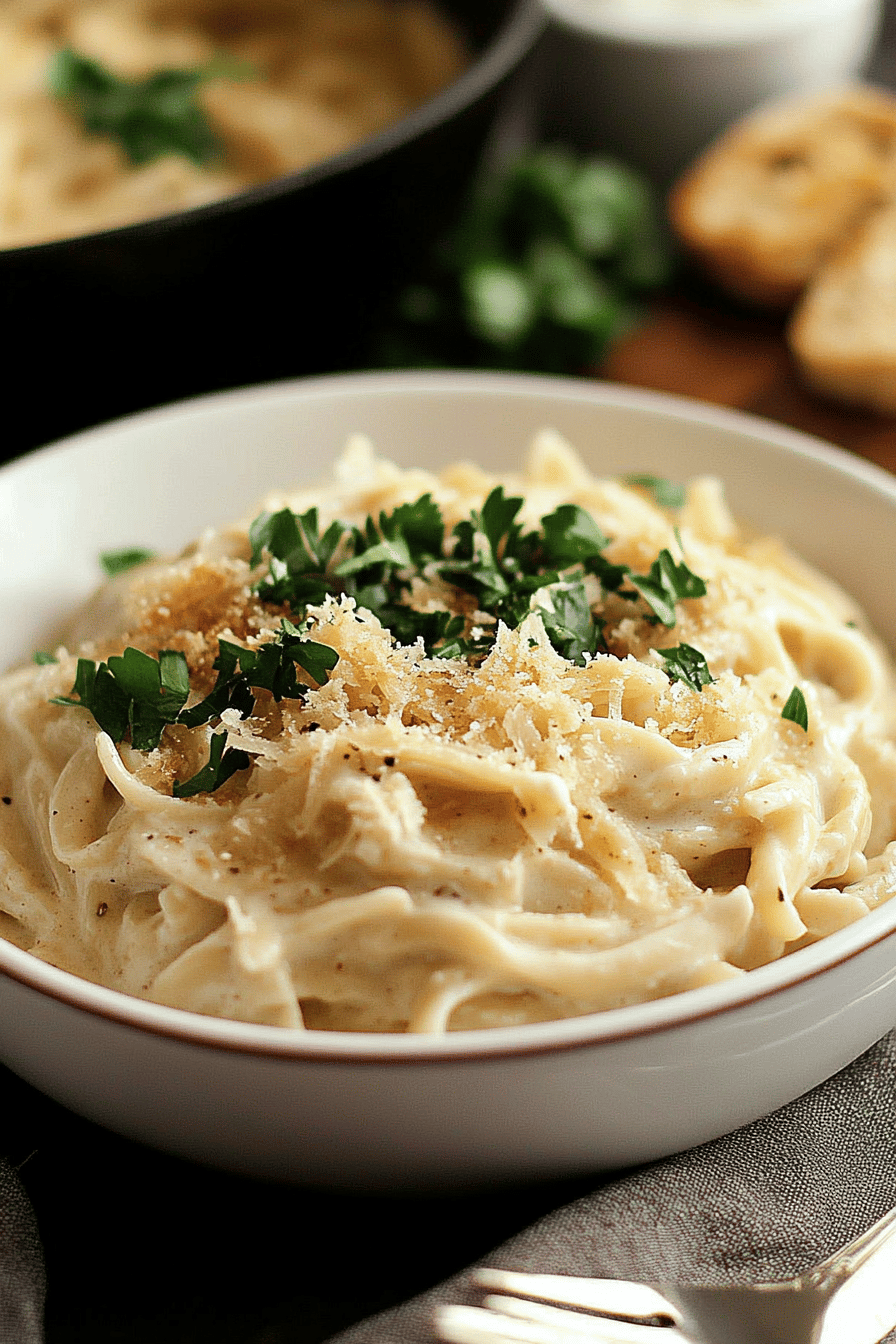 homemade Alfredo sauce