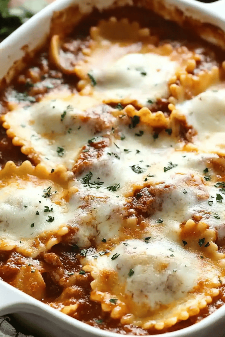 million-dollar ravioli casserole