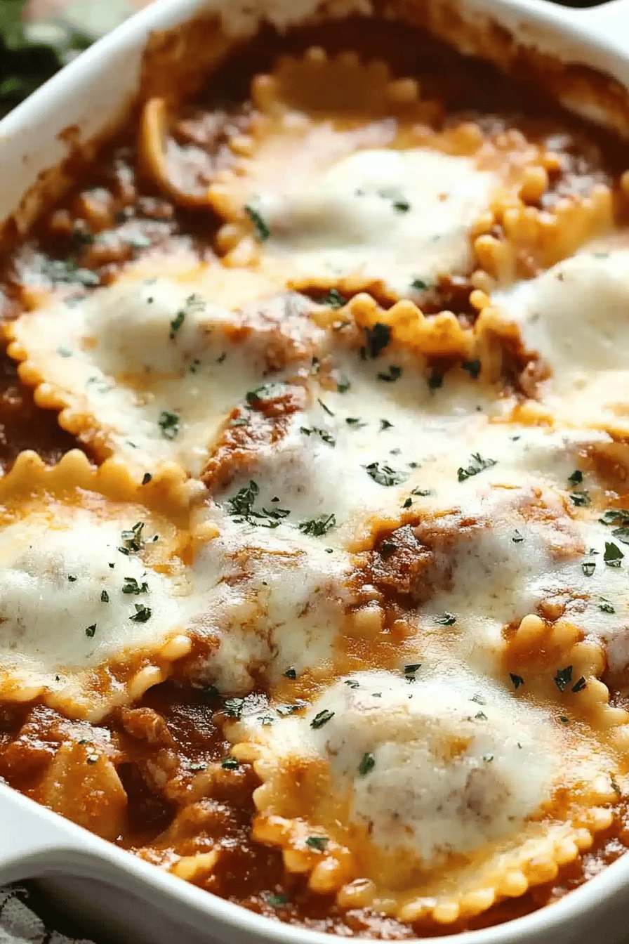million-dollar ravioli casserole