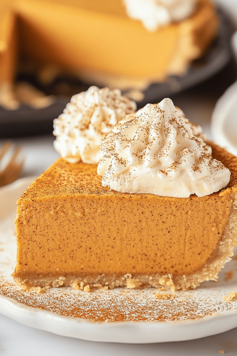 no-bake pumpkin pie