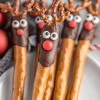 reindeer pretzel rods