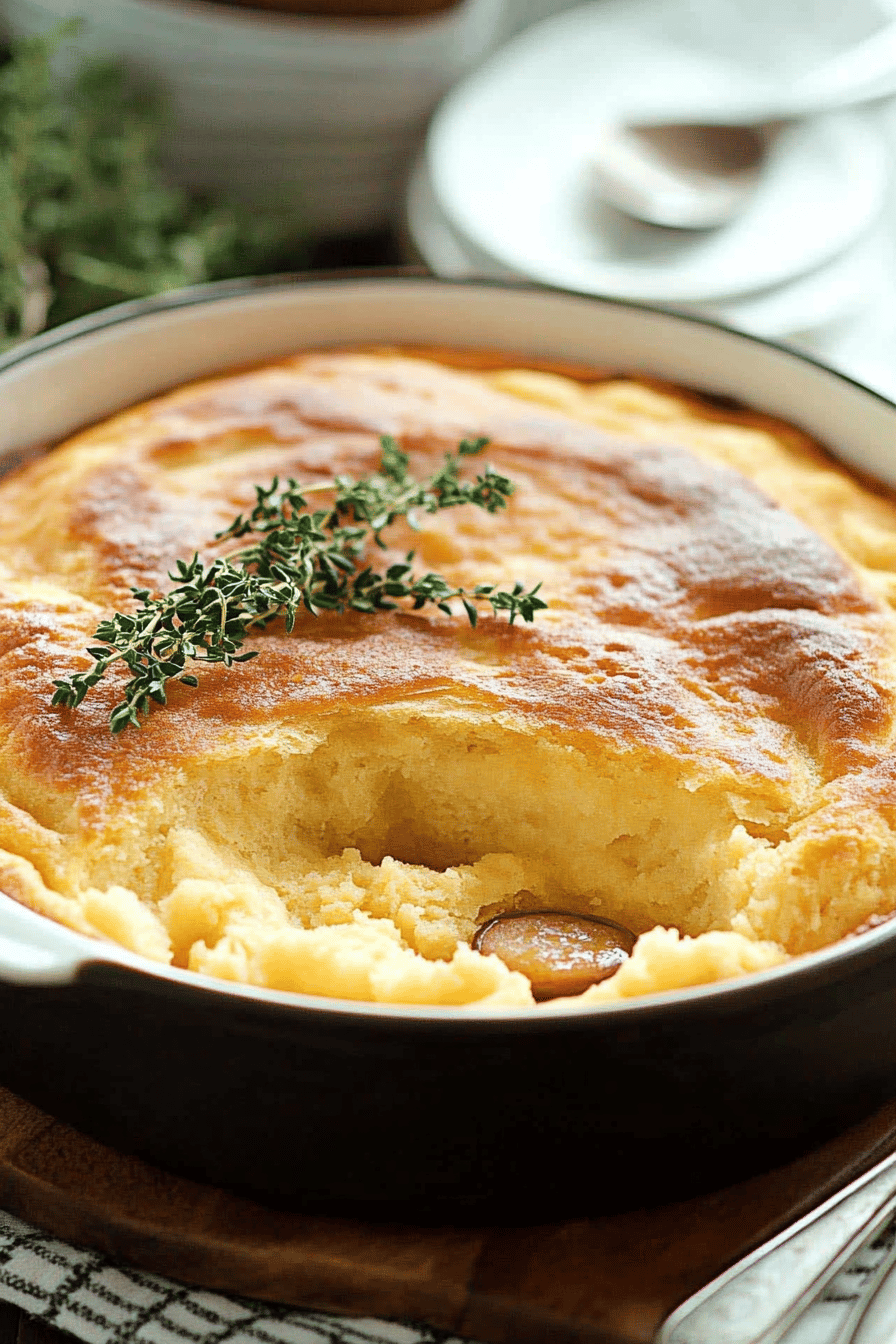 spoon bread recipe ingredients organized and measured on kitchen counter