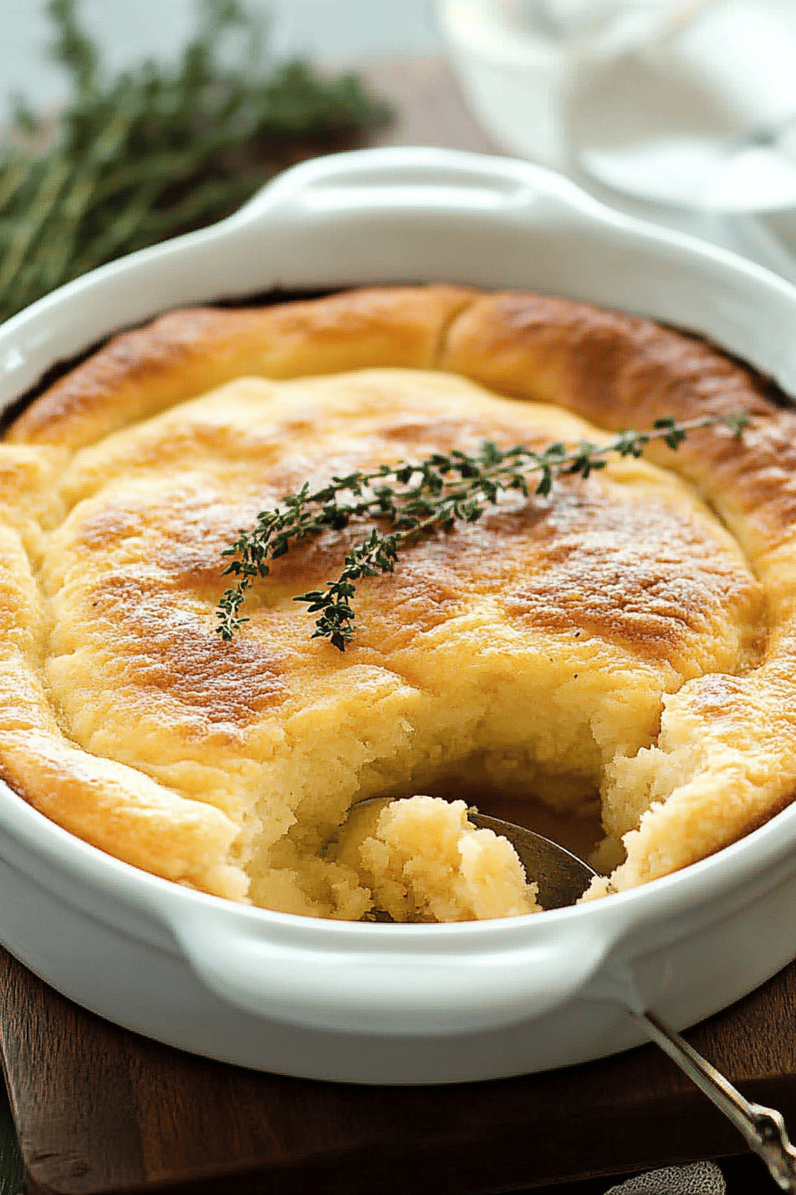 spoon bread recipe final dish beautifully presented and ready to serve