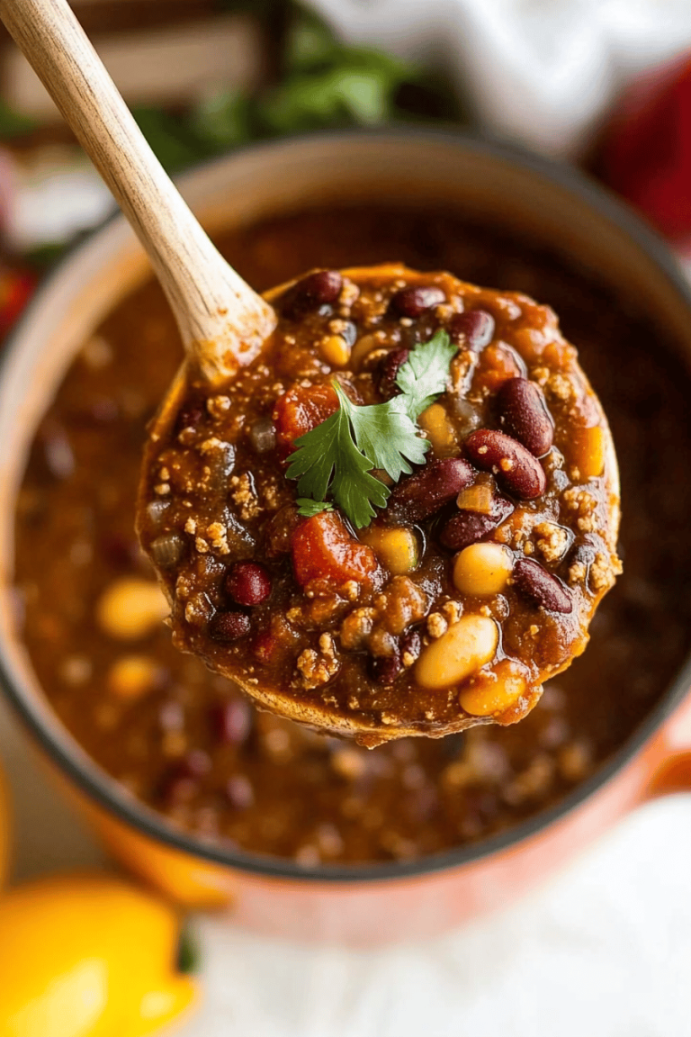 3 bean chili