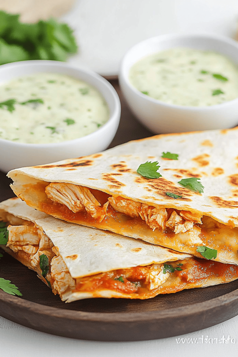 Air Fryer Chicken Quesadilla