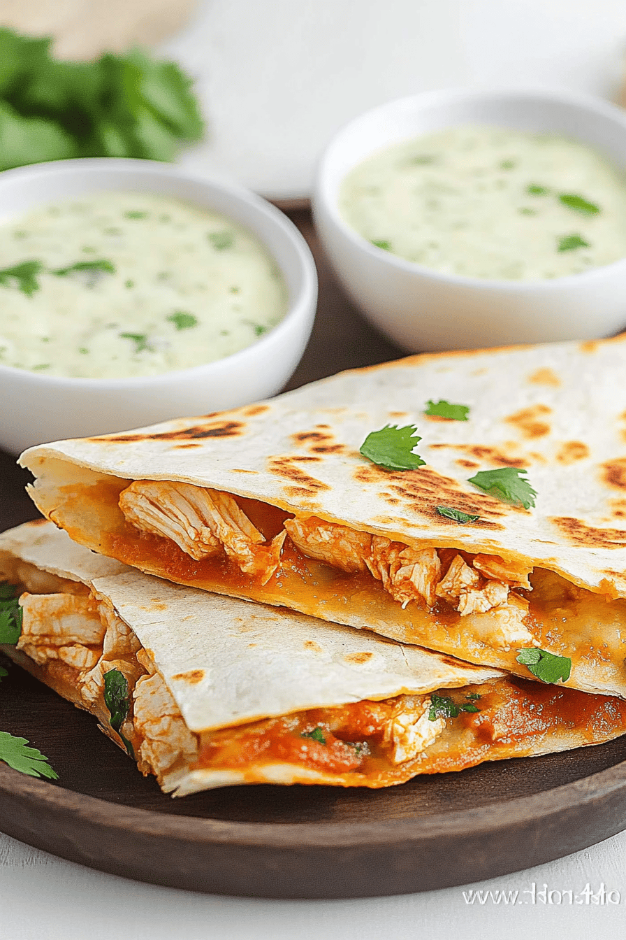 Air Fryer Chicken Quesadilla