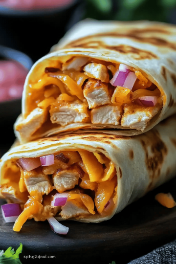 Air Fryer Chicken Wraps