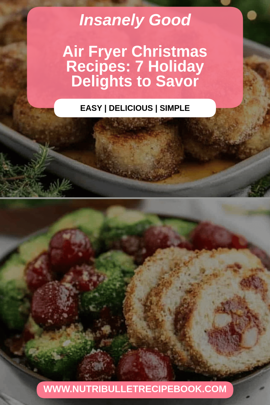 Air Fryer Christmas Recipes final dish beautifully presented and ready to serve
