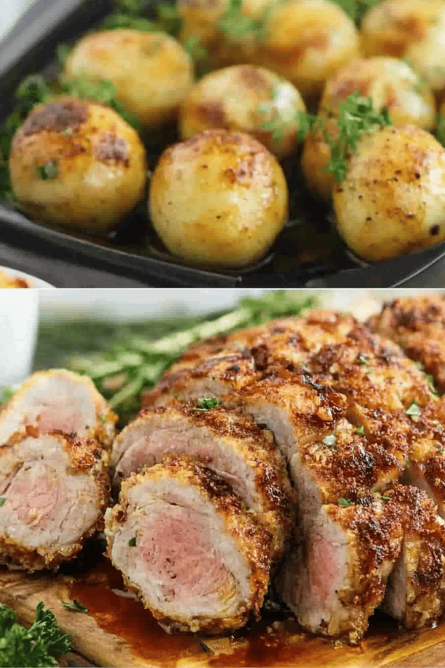 Air Fryer Christmas Recipes slice on plate showing perfect texture and swirl pattern