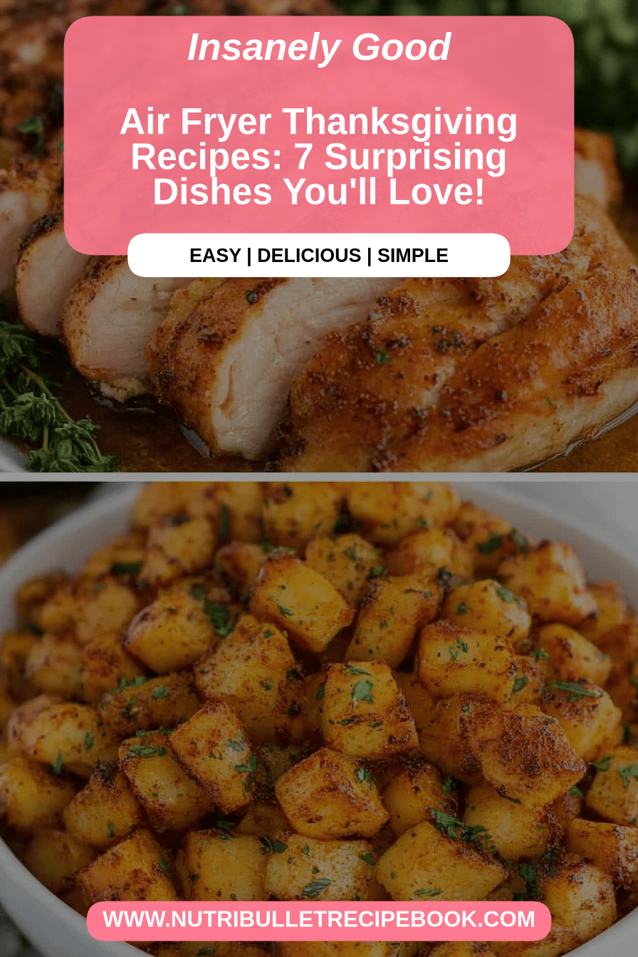Air Fryer Thanksgiving Recipes final dish beautifully presented and ready to serve