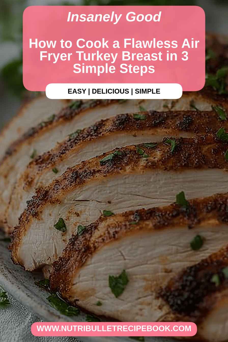 Air Fryer Turkey Breast final dish beautifully presented and ready to serve