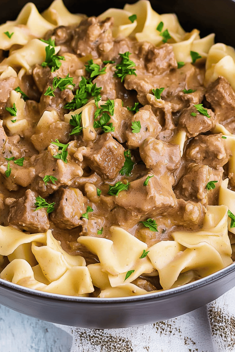 Beef Stroganoff