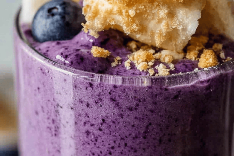 Blueberry cheesecake smoothie