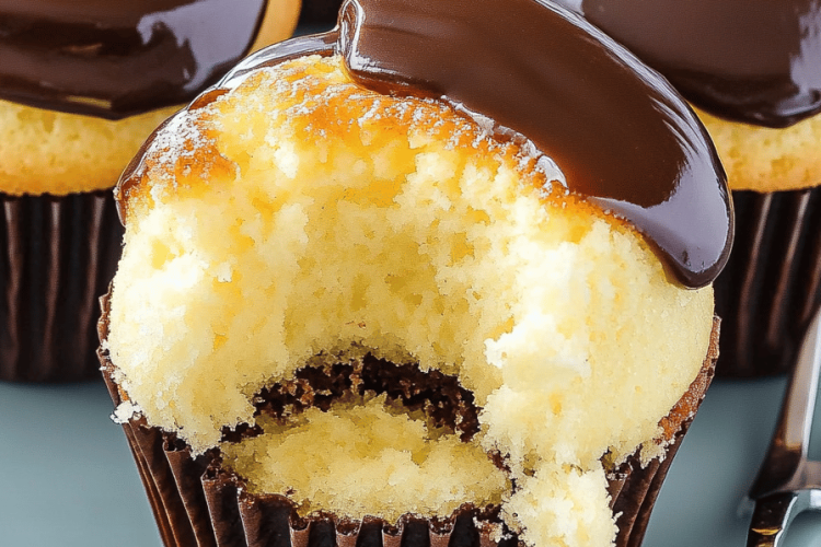 Boston Cream Pie Cupcakes