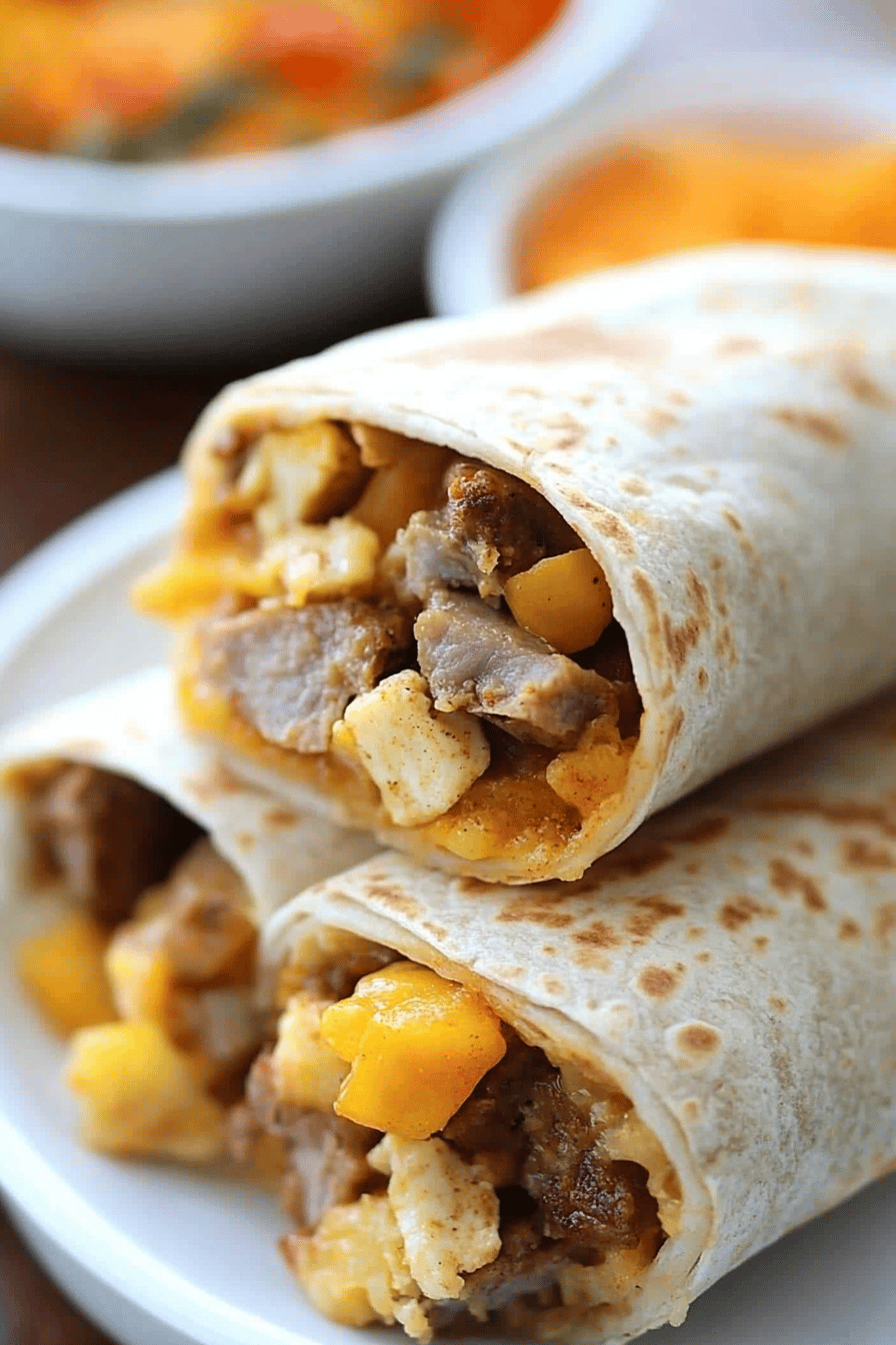 Breakfast burritos
