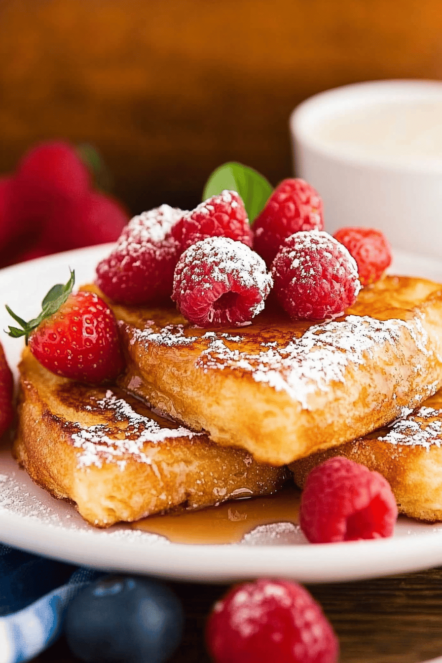Brioche French toast ingredients organized and measured on kitchen counter
