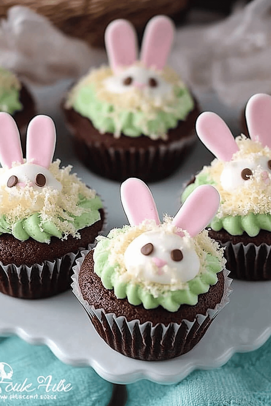Bunny cupcakes