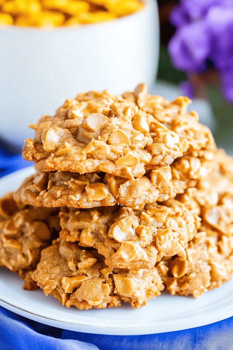 Butterscotch cookies slice on plate showing perfect texture and swirl pattern