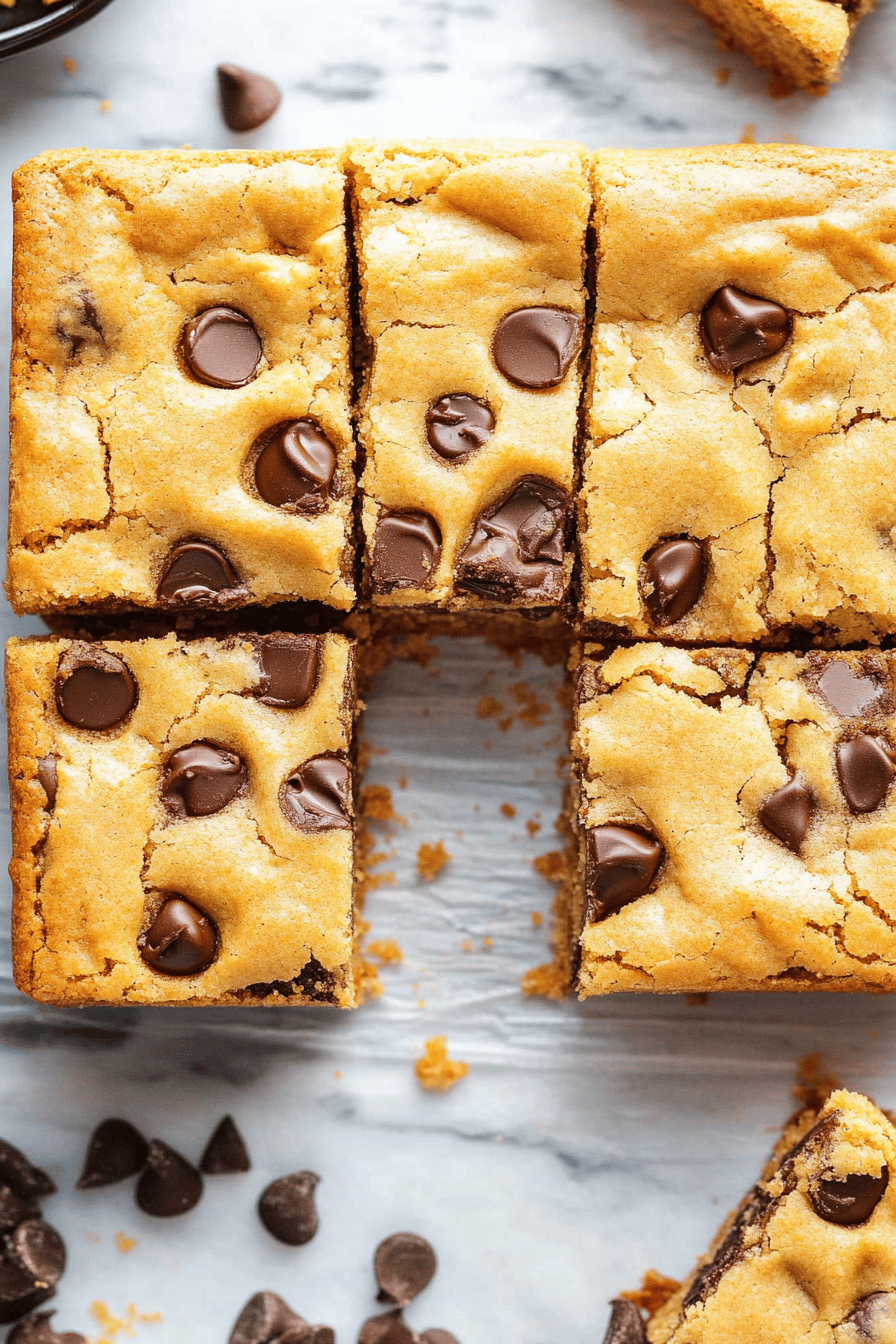 Cake mix cookie bars slice on plate showing perfect texture and swirl pattern