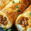 Cheesy Sausage Egg Rolls