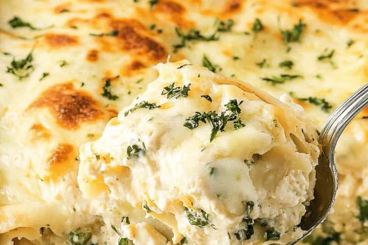Chicken Alfredo Lasagna