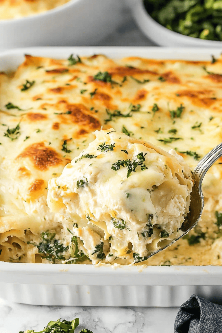 Chicken Alfredo Lasagna