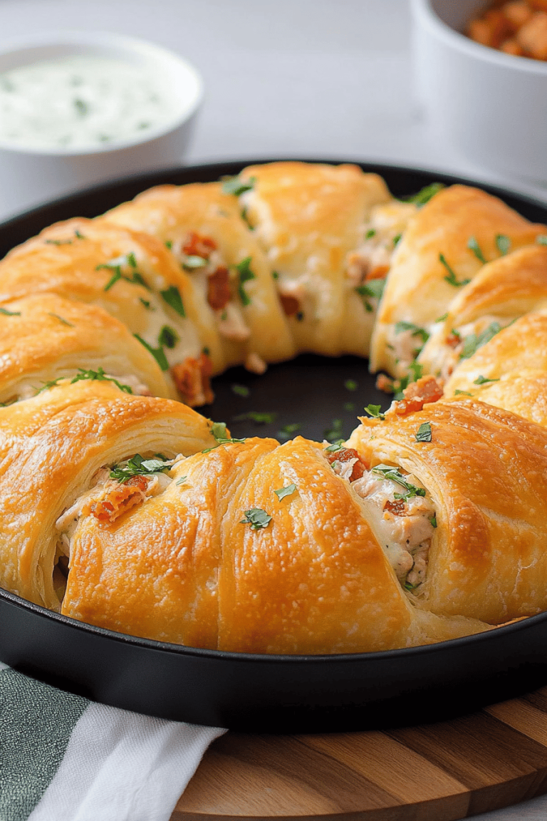 Chicken Bacon Ranch Crescent Ring