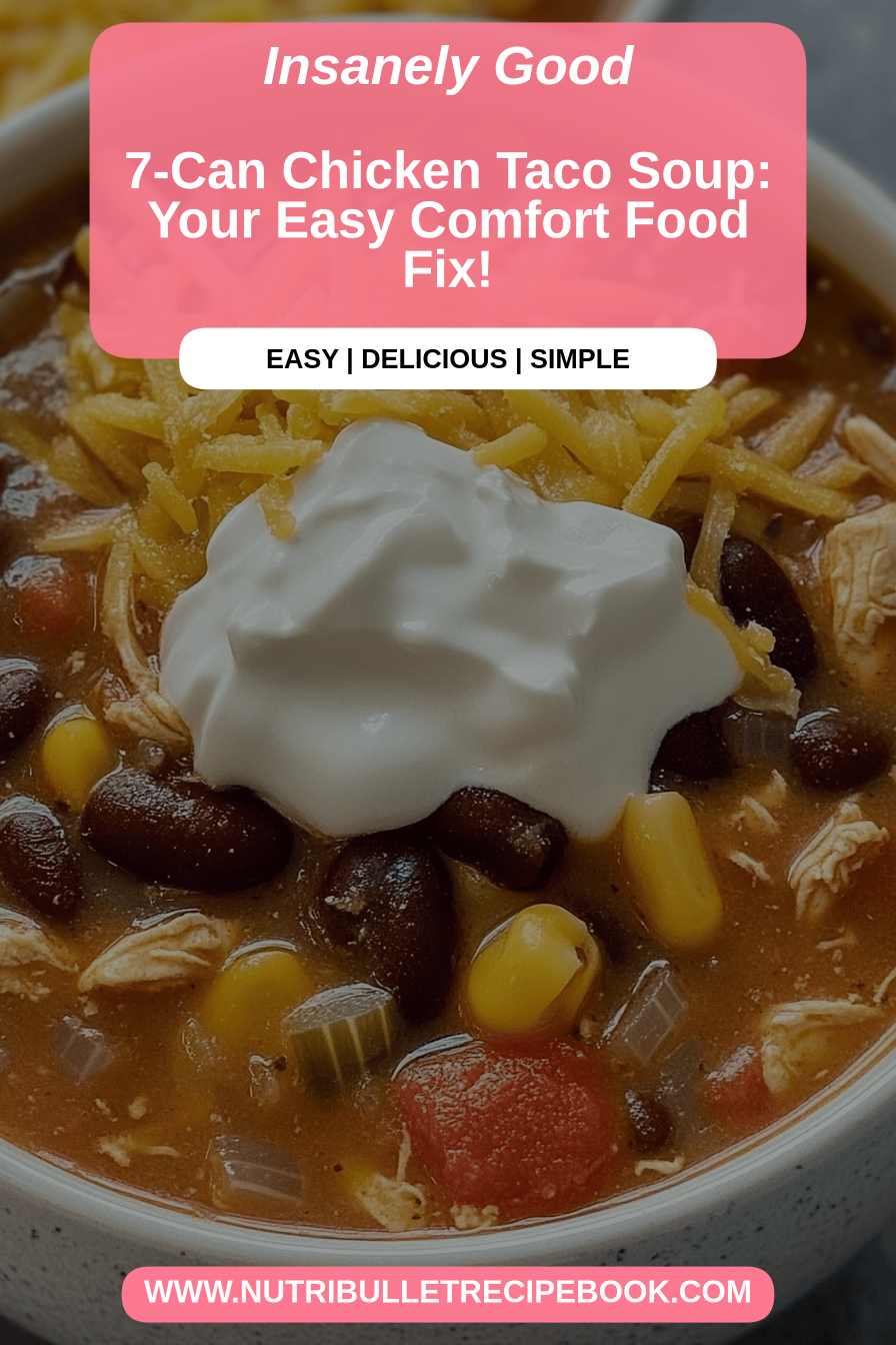 Chicken Taco Soup final dish beautifully presented and ready to serve