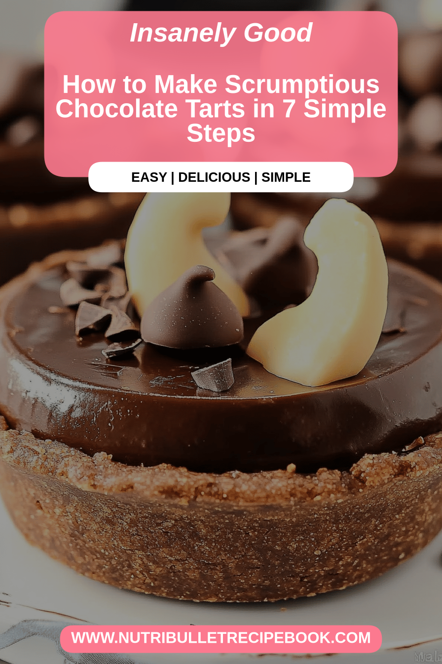 Chocolate Tarts Recipe final dish beautifully presented and ready to serve