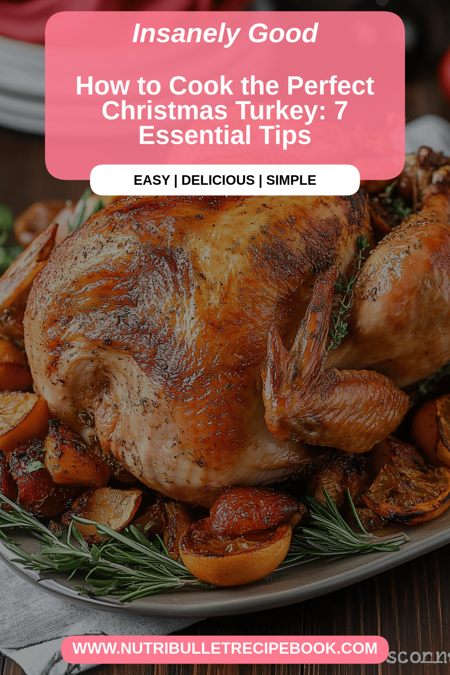 Christmas Turkey Cooking Tips final dish beautifully presented and ready to serve