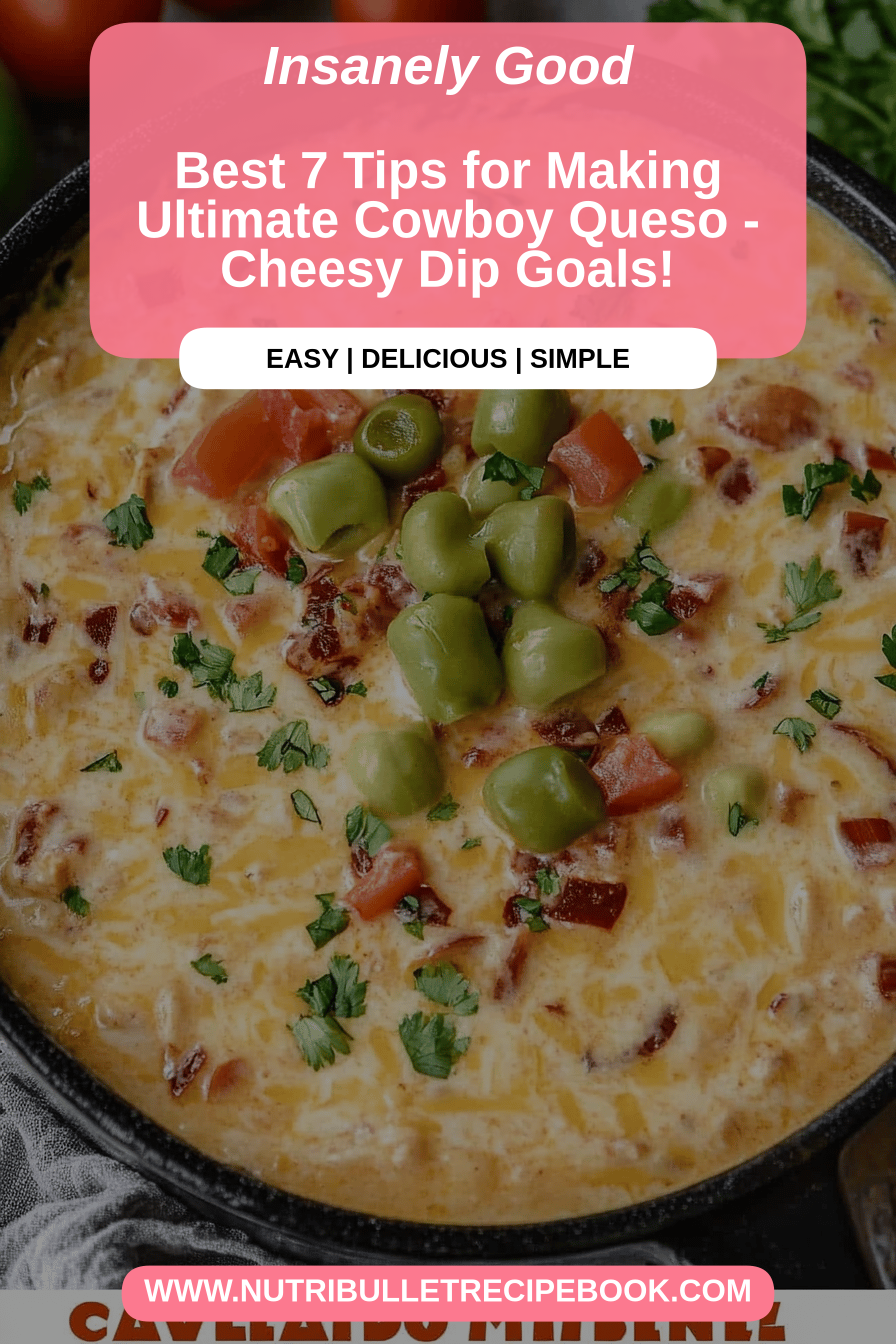 Cowboy Queso Recipe final dish beautifully presented and ready to serve
