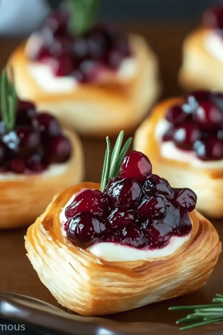 Cranberry Brie Bites