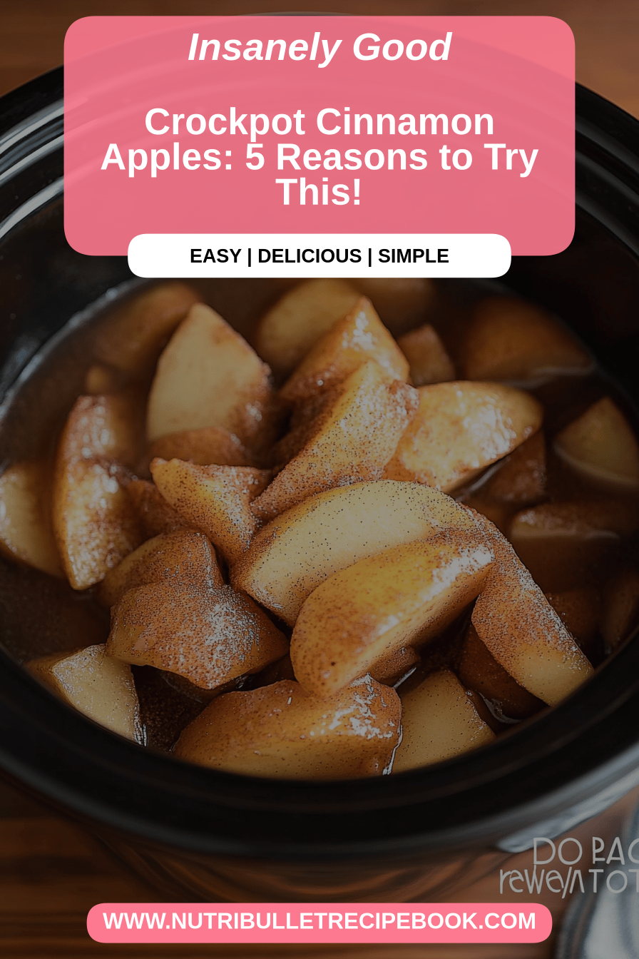 Crockpot cinnamon apples final dish beautifully presented and ready to serve
