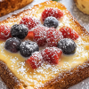 Custard yogurt toast
