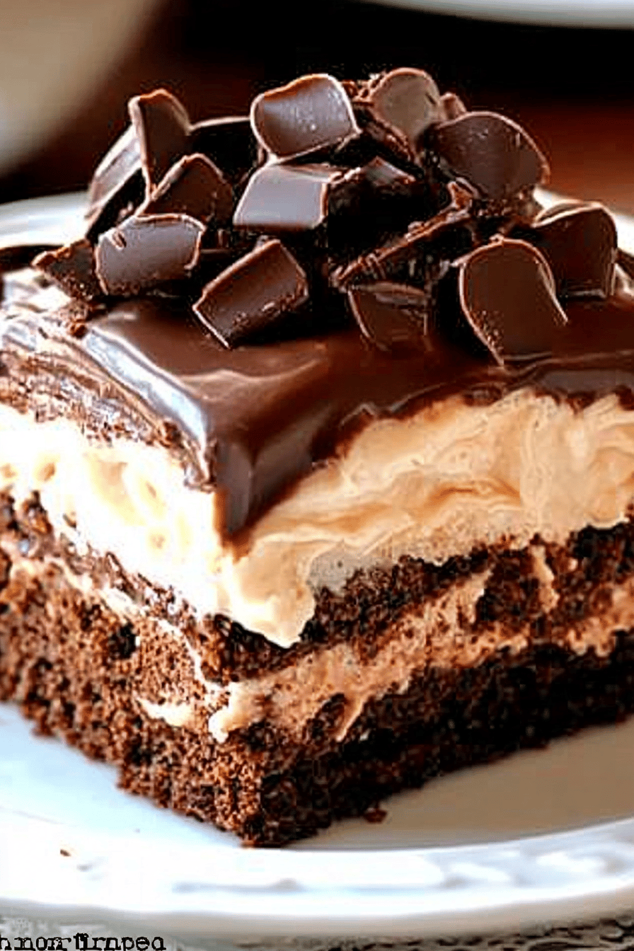 Death by Chocolate Eclair Cake