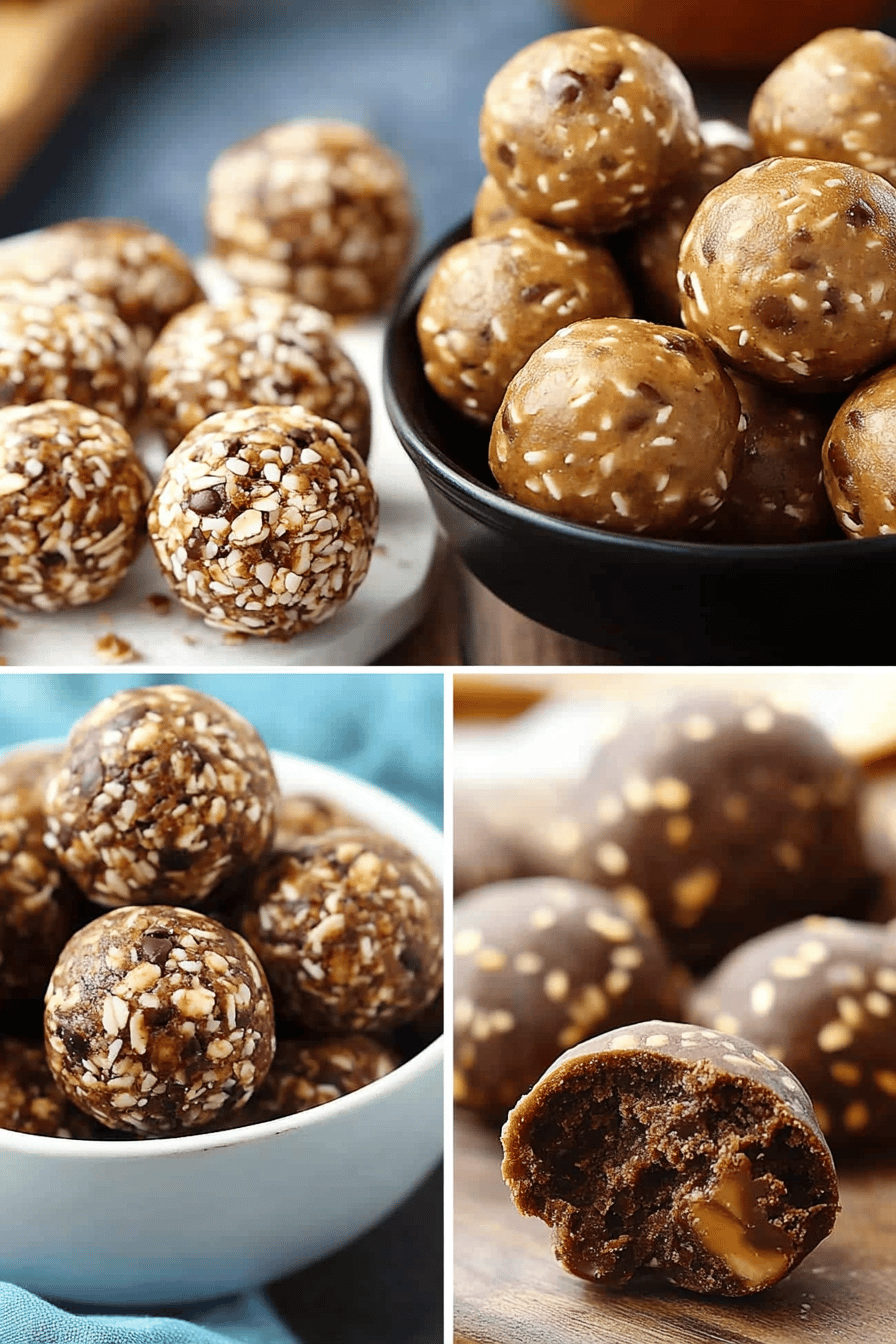 Energy ball recipes slice on plate showing perfect texture and swirl pattern