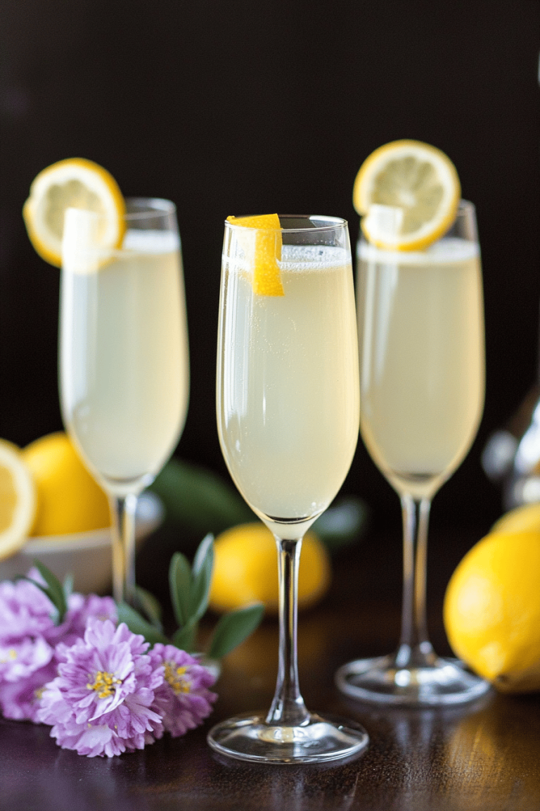French 75 cocktail
