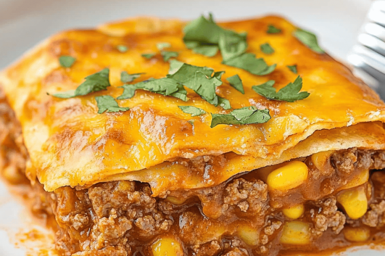 Ground Beef Enchilada Casserole