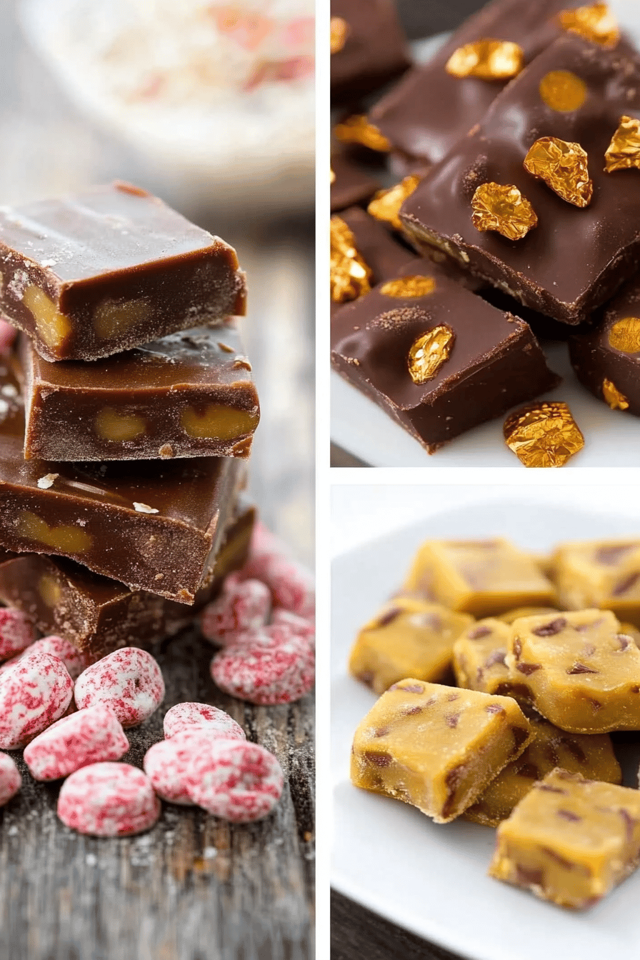 Homemade candy recipes slice on plate showing perfect texture and swirl pattern