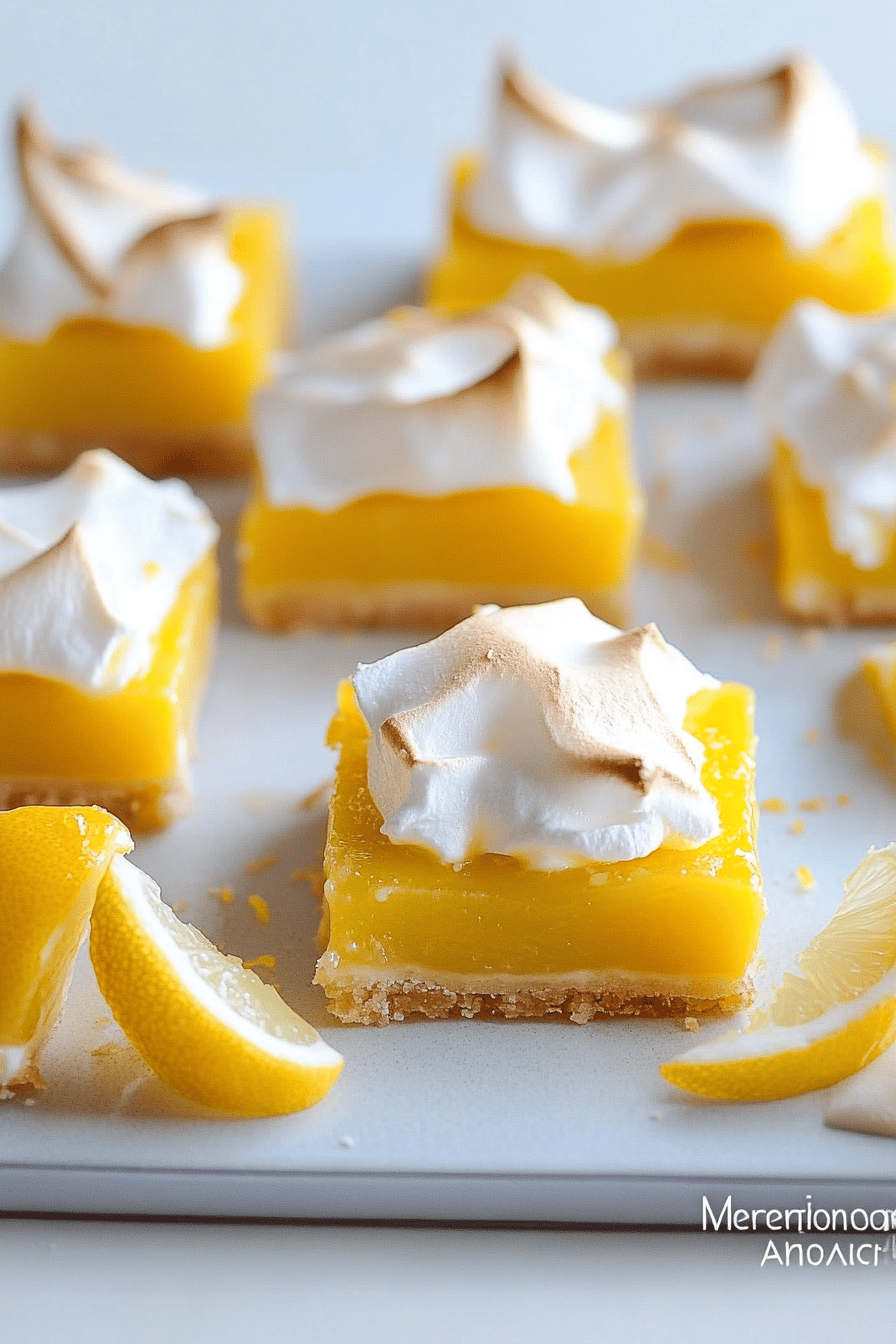 Lemon Meringue Pie Bars ingredients organized and measured on kitchen counter