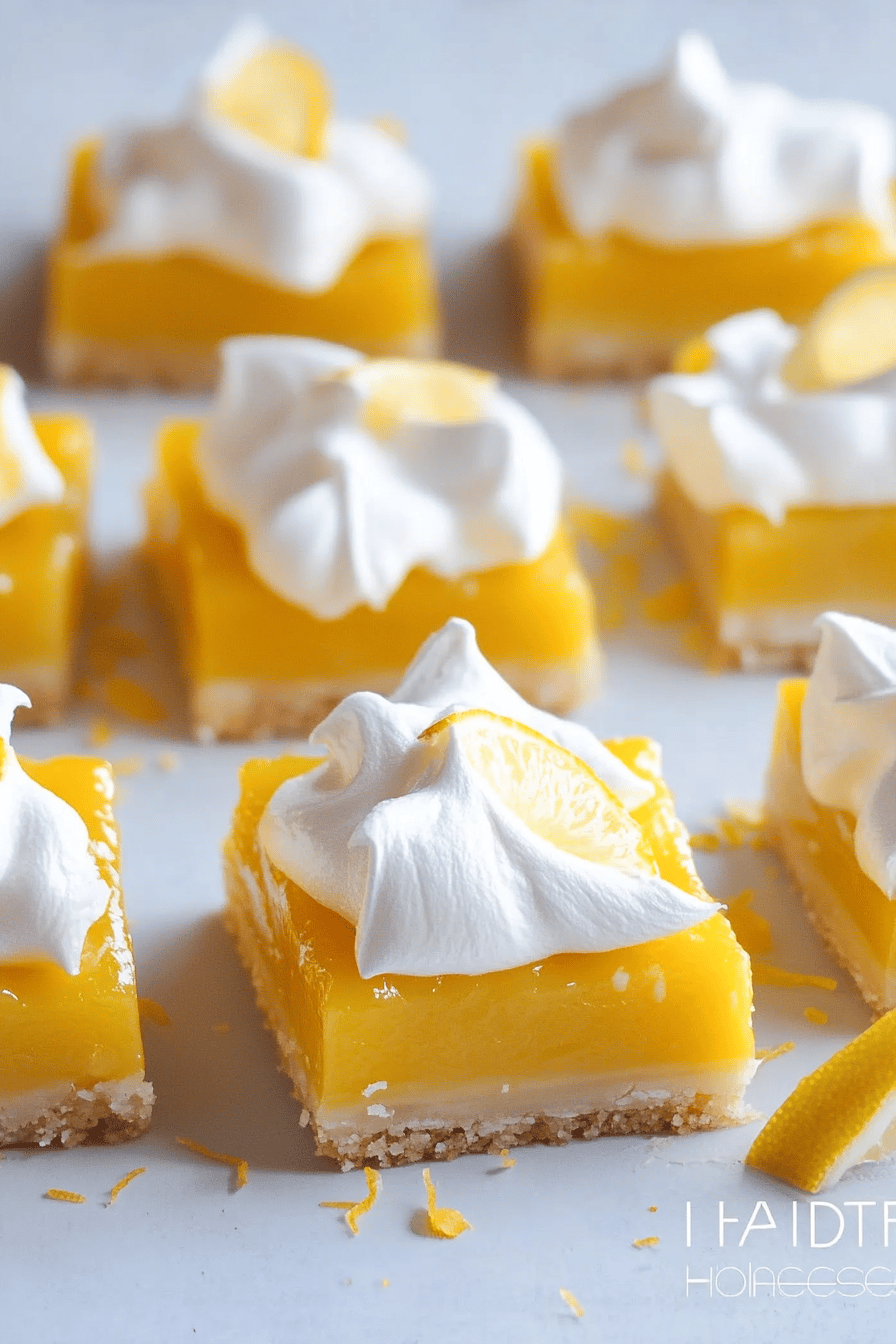Lemon Meringue Pie Bars