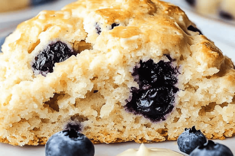 Lemon blueberry scones