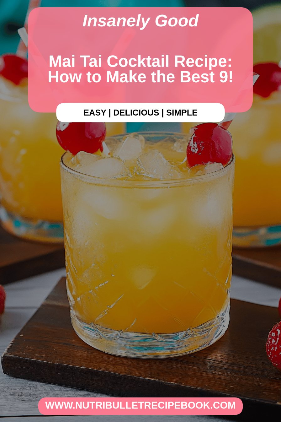 Mai Tai recipe final dish beautifully presented and ready to serve