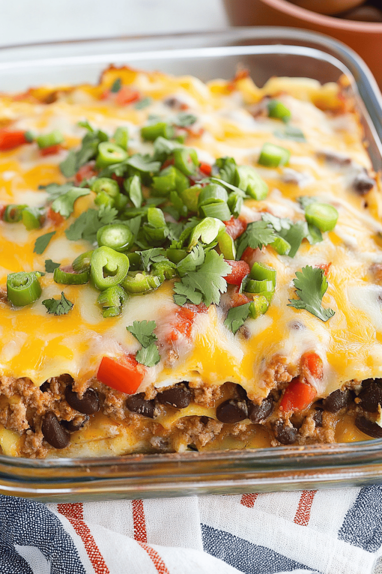 Mexican lasagna