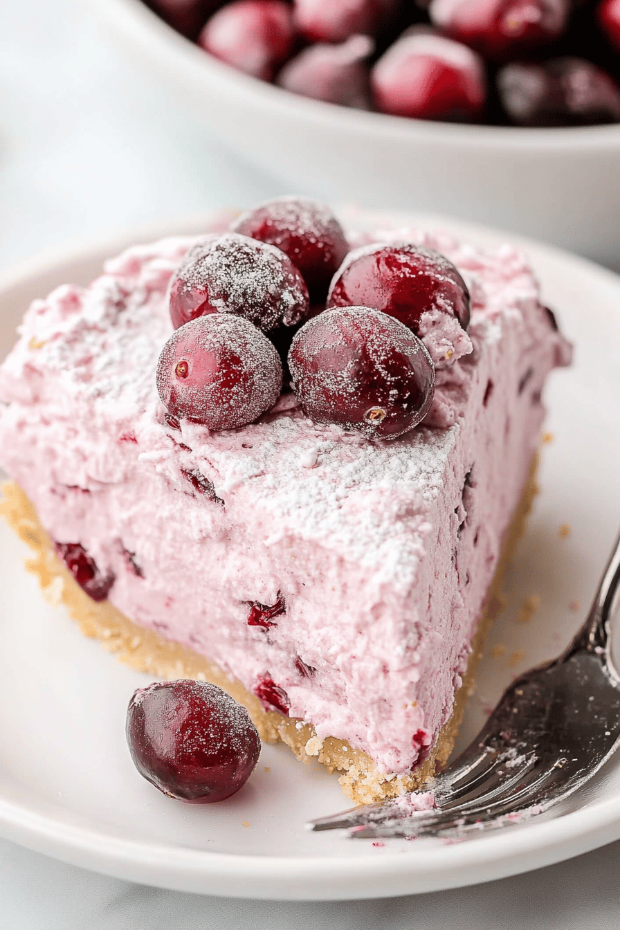 No-Bake Cranberry Fluff Pie ingredients organized and measured on kitchen counter