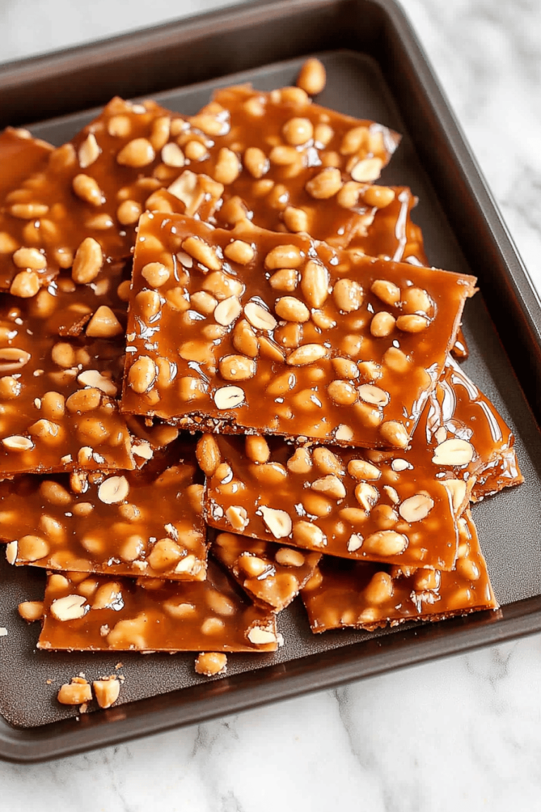 Peanut brittle