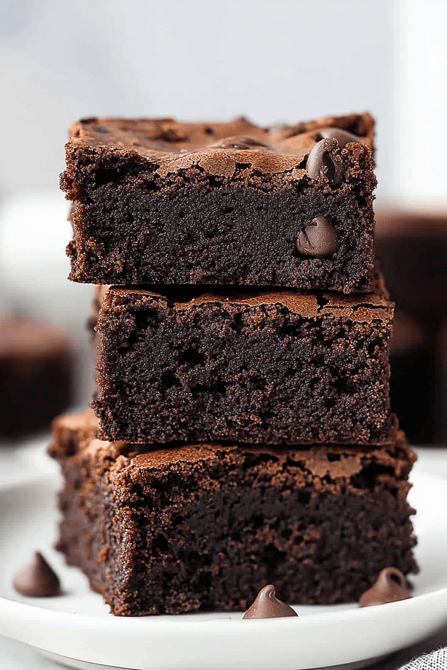 Peanut butter brownies ingredients organized and measured on kitchen counter