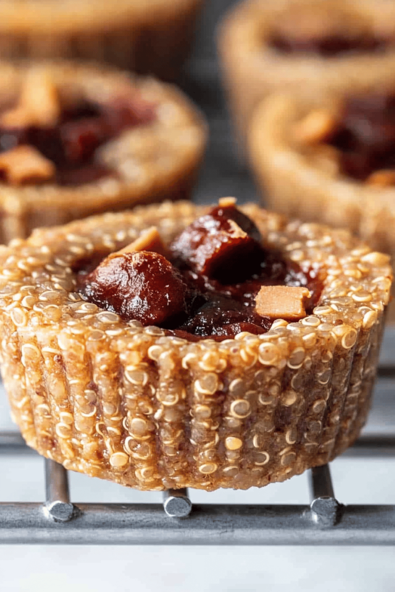 Peanut butter quinoa cups