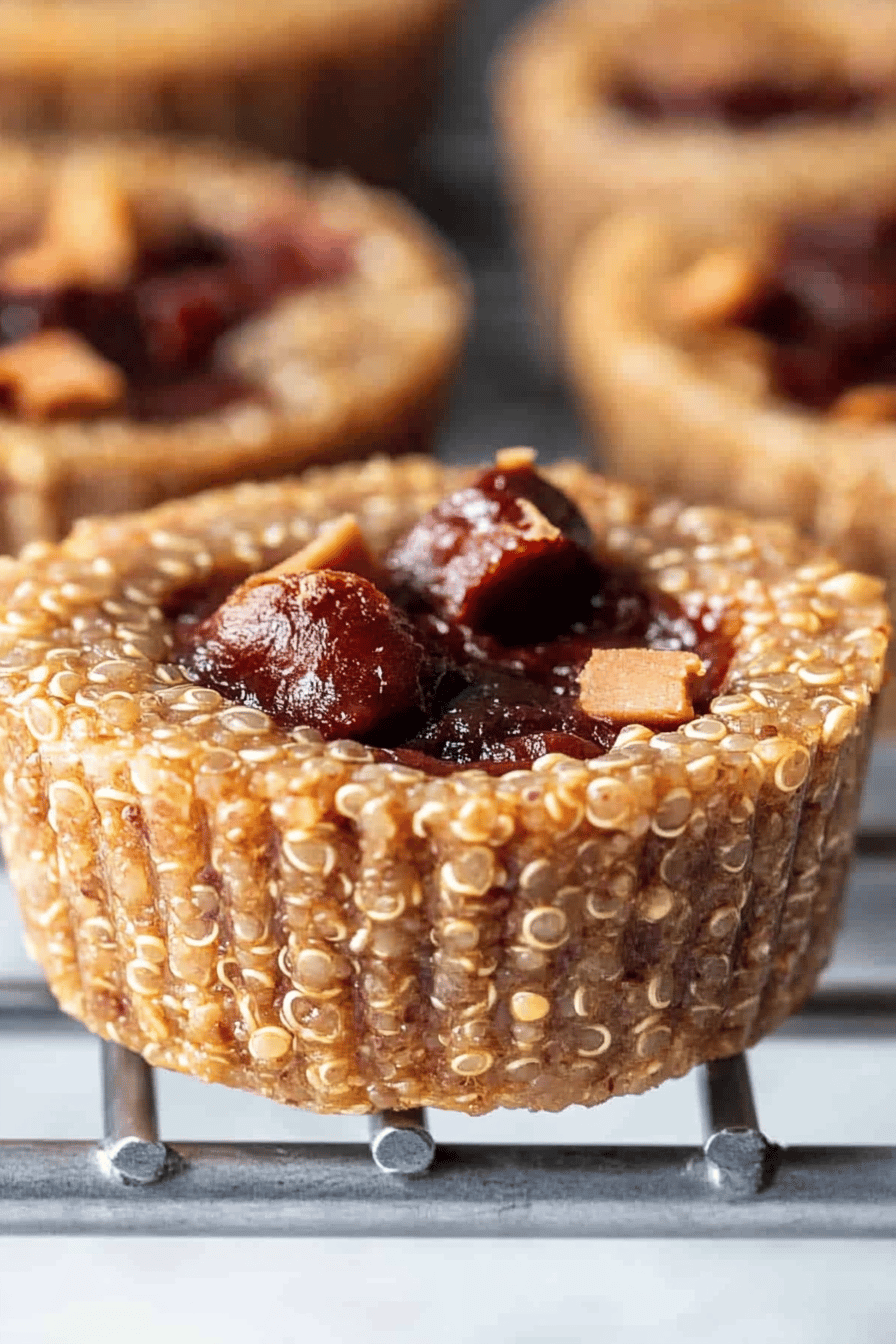 Peanut butter quinoa cups