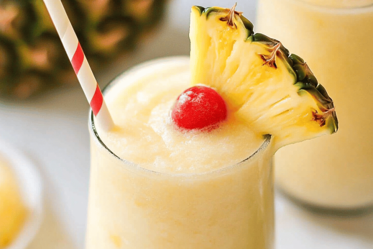 Pineapple rum slush